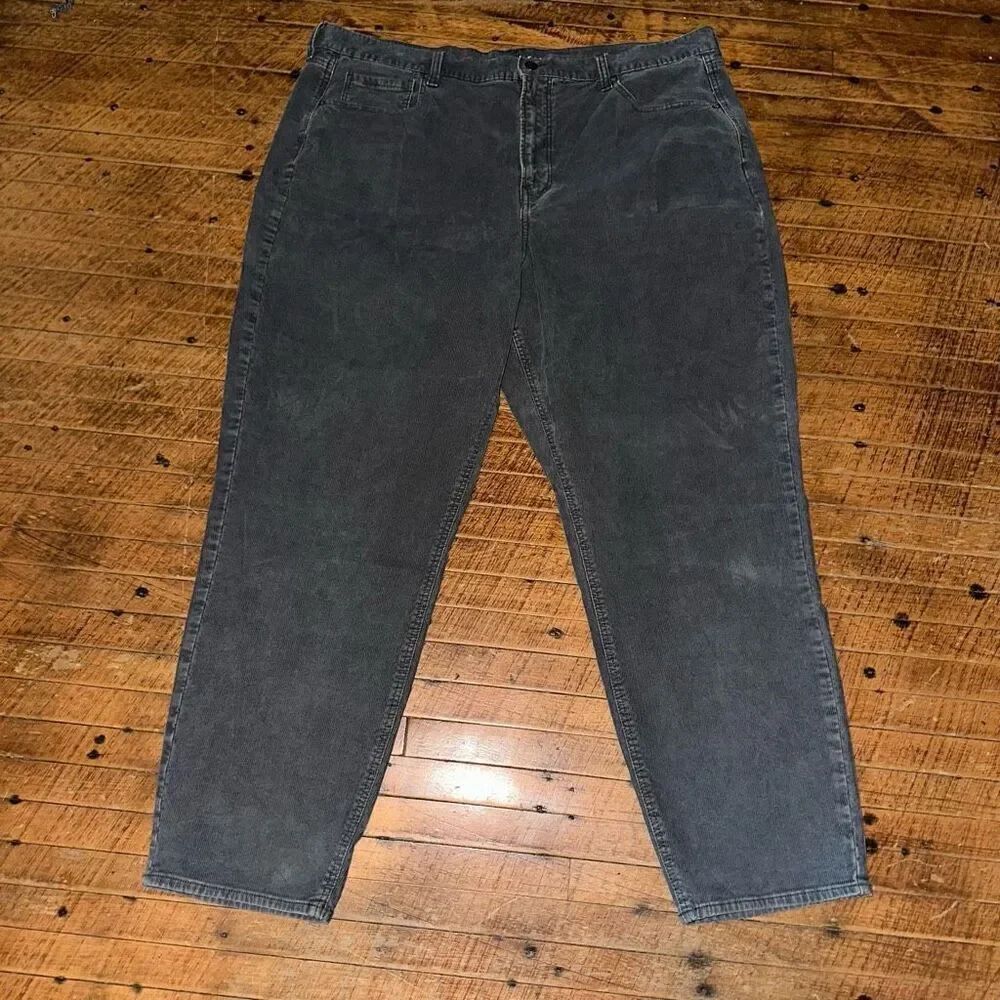 American Eagle gray corduroy normcore size 20 Mom jeans
